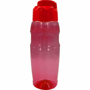 Squeeze Athletic 800ml Translúcido Vermelho