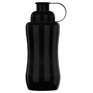 Squeeze Neon Preto 600ml