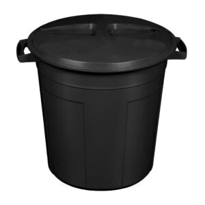 Cesto Fechado Preto 32L