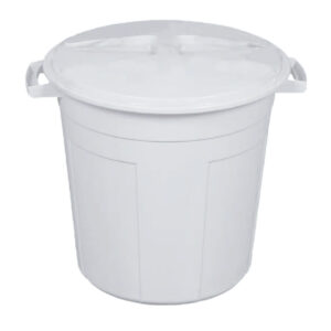 Cesto Fechado Branco 60L